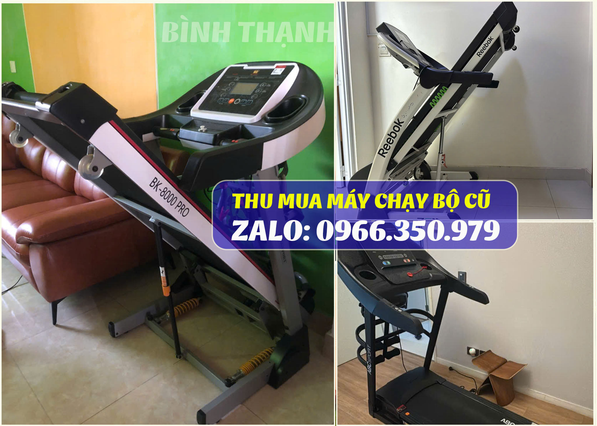 Thu mua m&aacute;y chạy bộ cũ tại B&igrave;nh Thạnh