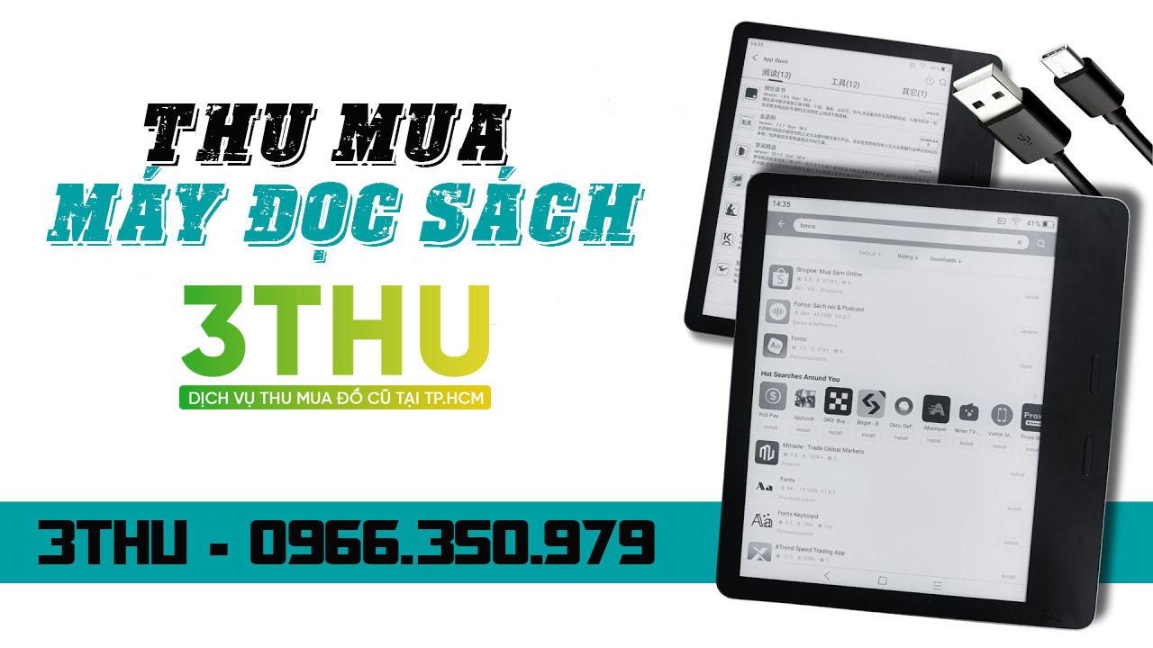 Thu mua máy đọc sách cũ, thu tại nhà