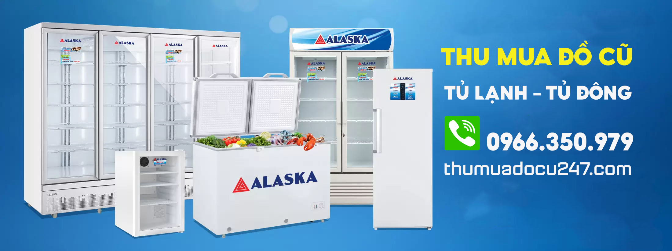 Thu mua tủ lạnh, tủ đông cũ giá cao