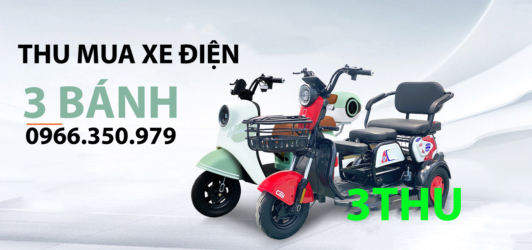 Thu mua xe điện 3 bánh