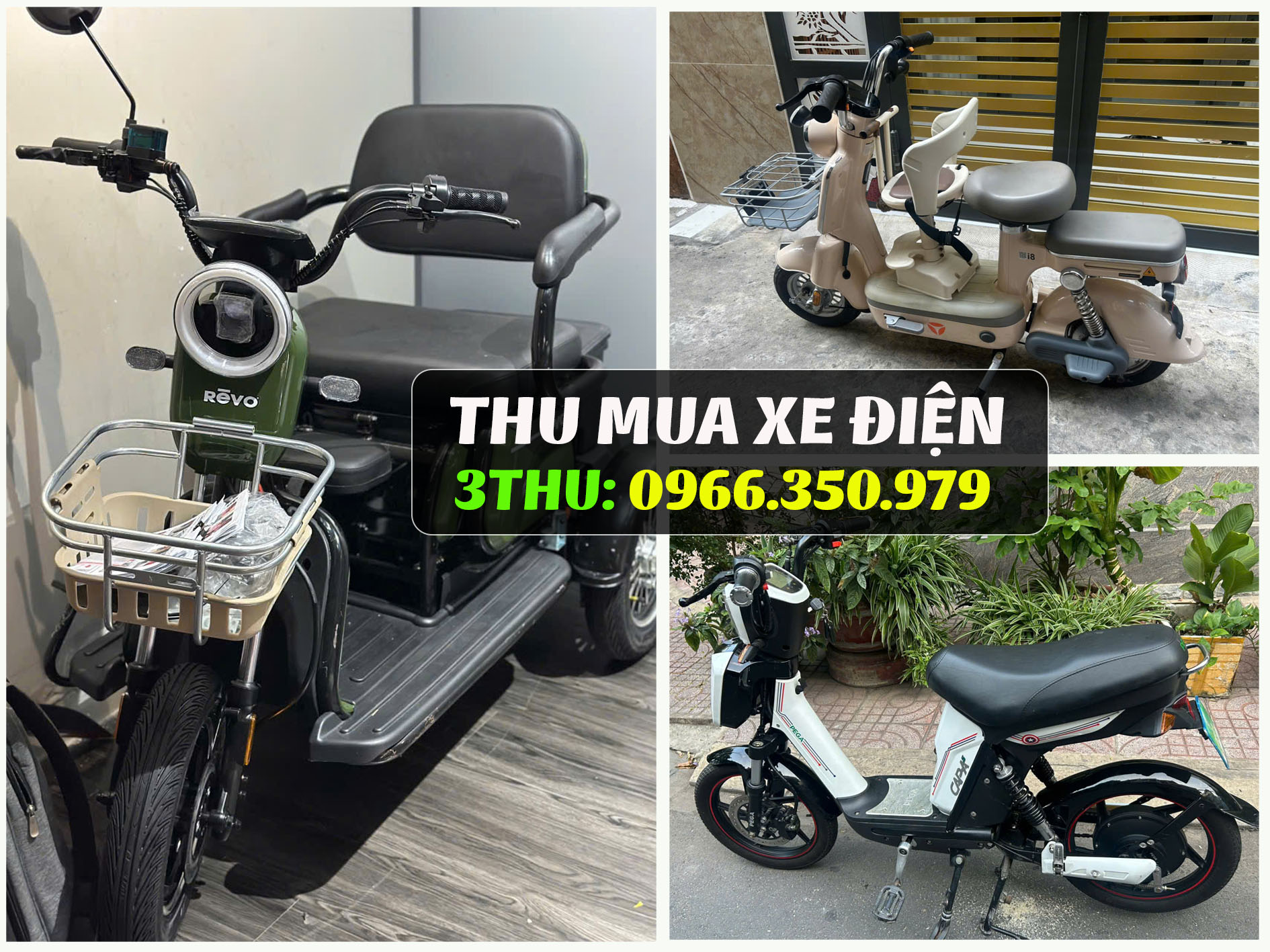 Thu mua xe điện tại Bình Thạnh, thu tại nhà giá cao