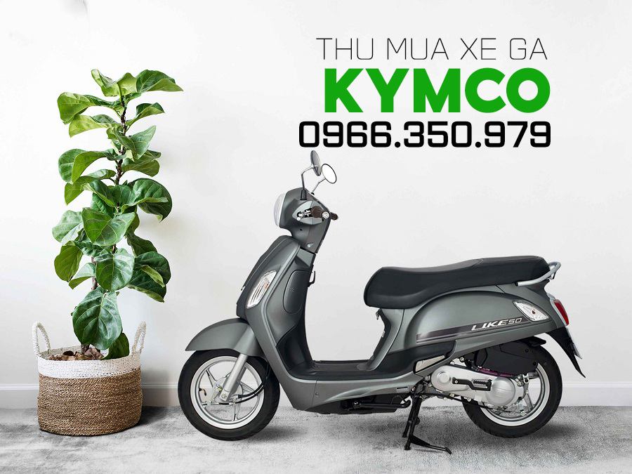 Thu mua xe ga Kymco, thu tại nhà, thu xe hư cũ