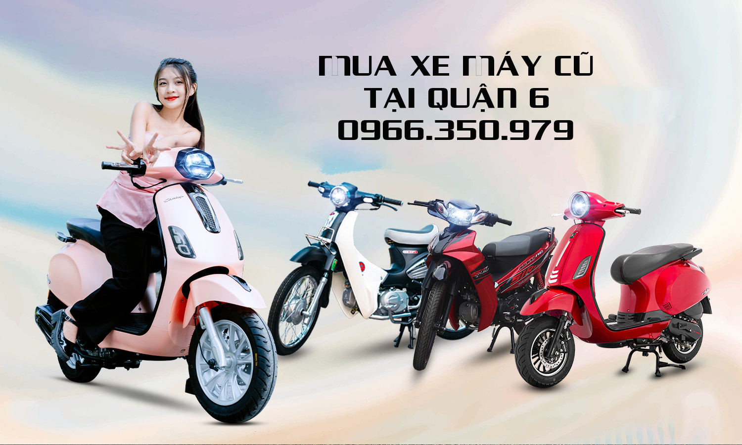 Thu mua xe máy cũ hỏng tại quận 6