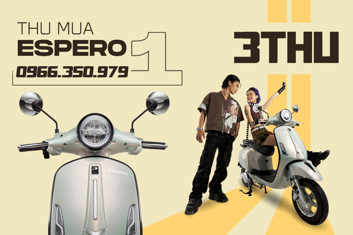 Thu mua xe máy 50cc Espero, thu xe cũ hư hỏng  tại nhà