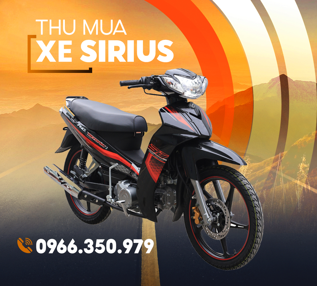 Thu mua xe máy Sirius cũ hỏng