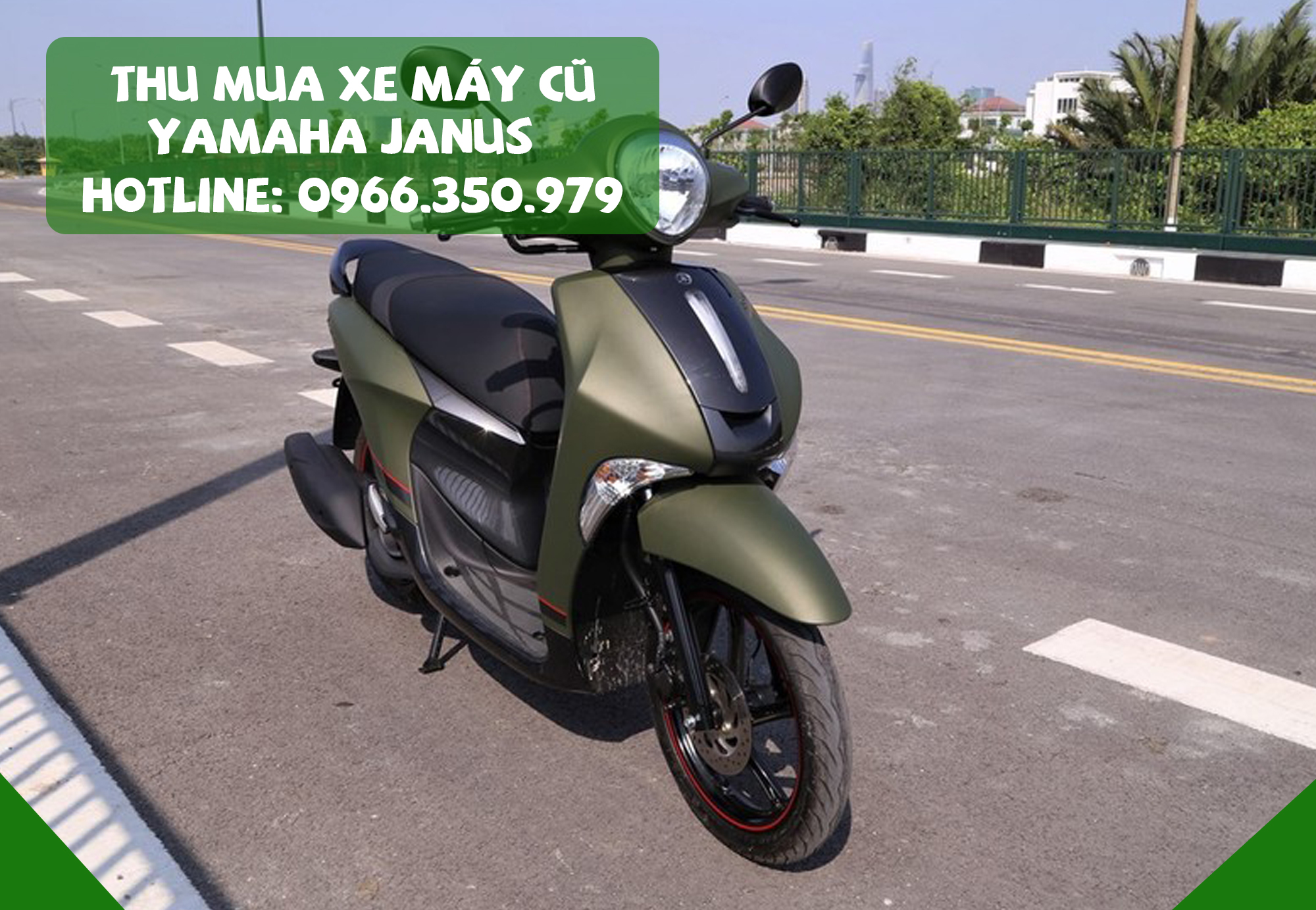 Thu mua xe máy Yamaha Janus, thu tại nhà