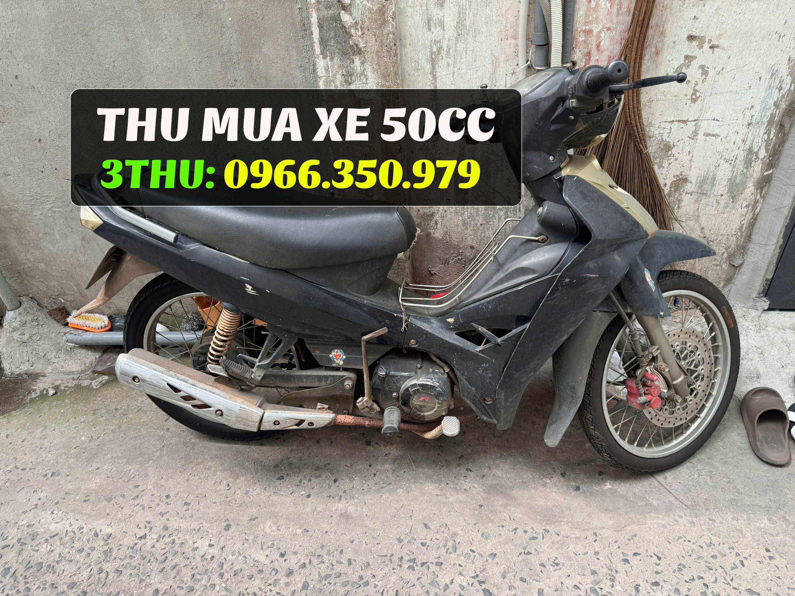 Thu mua xe máy 50cc cũ hỏng
